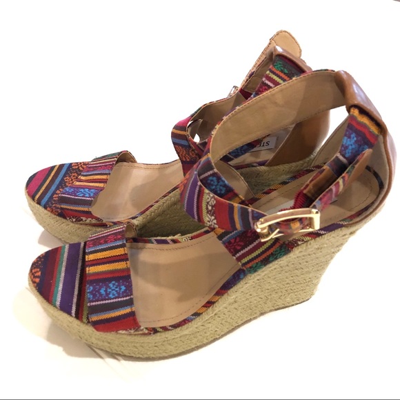 Steve Madden Shoes - STEVE MADDEN P-Sandle Espadrille Wedges